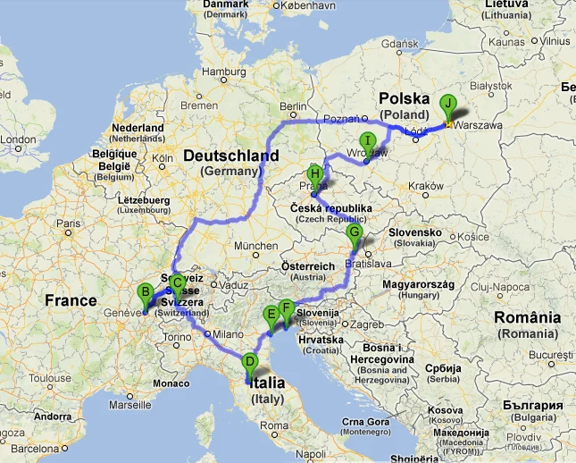 European trip 2013