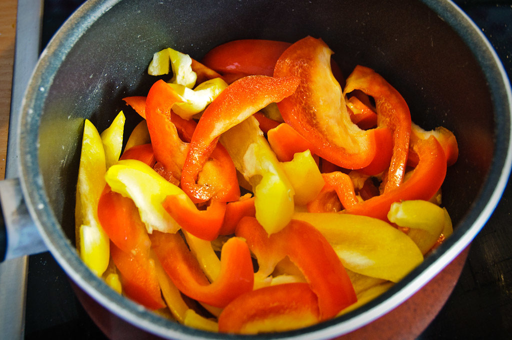 Papryka w rondlu